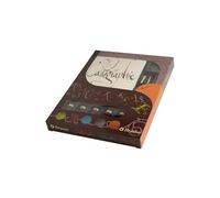 Brause Coffret de calligraphie 149B – 4 plumes (Bandzug 1,5 & 2,5 mm), porte-plume, 5 encres Herbin