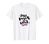 Braut mit Herz und Humour T-Shirt Graphique avec Valeur