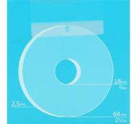 BRAVA ANNEAU PROTECTEUR - Anneau protecteur cutané, à usage unique. 18 mm 64 mm, épaisse 10 pc(s)