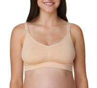 Bravado! Basics Soutien-Gorge de maternité et Soutien-Gorge d'allaitement réglable sans Coutures S-XXL, Nude, Taille S