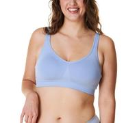 Bravado Designs Soutien-gorge lissant durable sans armatures pour tous les jours | Bonnets B à J, Bleu hortensia., XL