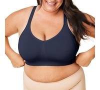 Bravado Designs Soutien-gorge lissant durable sans armatures pour tous les jours | Bonnets B à J, bleu marine, Taille L
