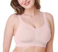 Bravado Designs Soutien-gorge lissant durable sans armatures pour tous les jours | Bonnets B à J, Rose, Taille L