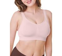 Bravado Designs Soutien-gorge lissant durable sans armatures pour tous les jours | Bonnets B à J, Rose, Taille M