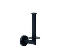 BRAVAT Varuna Porte-Rouleau de Papier Toilette en Laiton Noir Mat 93 x 55 x 159 cm