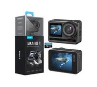 Brave 8 Caméra Sport 4K 60FPS Etanche 60M 48MP WiFi sous Marine SuperSmooth Ecran Tactile Grand Angle Zoom 8X 16X Slo-mo