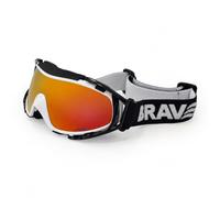 BRAVE BREEZE Sun Burst - Lunettes de Sport Type Goggle Polarisées UV400 Cat.3 pour Running, Cyclisme et Outdoor - Anti-Fog, Bandeau Ajustable Antidérapant - Certification CE - Set Complet