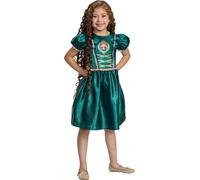 Brave - Costume pour fille SM446 (110-116) (Vert/or)