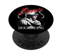 Brave Greek God Bélier Fearless Soul Lightning Streetwear PopSockets PopGrip Adhésif