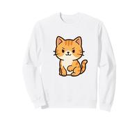 Brave Kawaii Chat Dessin Dessin Animal Mignon Illustration Sweatshirt
