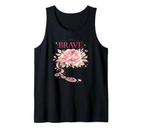 Brave Pink Up Chemise Cancer Ruban Rose Débardeur
