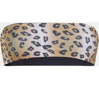 Brave Soul Bandeau Bikini Top Lprd Print/Blk 12 (M) Female
