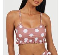 Brave Soul Bikini Top Marron/Blanc 10 (S) Female