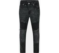 Brave Soul Wash Biker Jean Noir 34W R Male