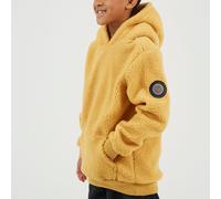 Brave Soul Boys Kangaroo Pocket Borg Hoodie With Badge Detail Moutarde profonde 11-12 (L) Male