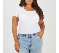 Brave Soul Bs Ps 3/4Sl Tee Blanc 20 (3XL) Female