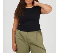 Brave Soul Bs Ps Ss Tee Noir/Camel 18 (2XL) Female