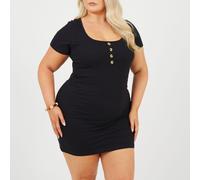 Brave Soul Bs Ps Ss Dress Noir 18 (2XL) Female