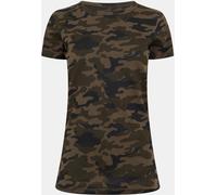 Brave Soul Camo Crew Neck T-Shirt Imprimé camouflage 8 (XS) Female