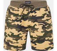 Brave Soul Camo Print Jersey Short Camouflage kaki Small Male