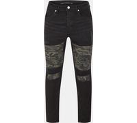 Brave Soul Wash Biker Jean Lavage au charbon de bois 34W R Male