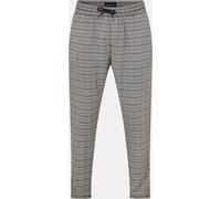 Brave Soul Pant With Drawcord Waist Carreau gris 32W R Male