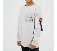 Brave Soul Crew Neck Swtr Gris clair 11Y Male