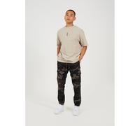 Brave Soul Cuffed Trouser Camo gris 34W R Male