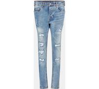 Brave Soul Denim Skinny Jean With Rip Detail Bleu 32W L Male