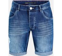 Brave Soul Distressed Denim Shorts Lavage bleu clair Small Male