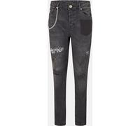 Brave Soul Fit Denim Jean With Button Fly Charbon foncé 30W L Male