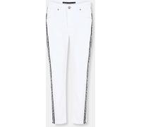 Brave Soul Fit Jeans With Contrast Side Seam Tape Detail Blanc 28W R Male