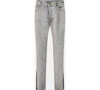 Brave Soul Grey Wash Skinny Jean With Stripe Gris 30W R Male