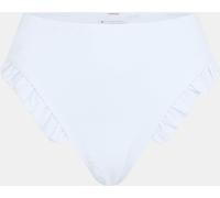 Brave Soul High Waisted Bikini Bottoms With Frill Blanc 14 (L) Female