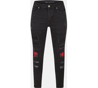 Brave Soul Jean With Contrast Panels Lavage au charbon de bois 28W L Male