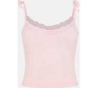 Brave Soul Lace Detail Vest Rose 10 (S) Female