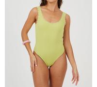 Brave Soul Ladies Vest Bodysuit With Lace Trim Citron vert 12 (M) Female