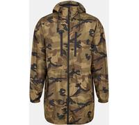 Brave Soul Camo Print Oversized Parka Impression kaki Small Male