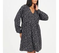 Brave Soul Ls Mini Drs Noir/Blanc 16 (XL) Female