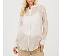 Brave Soul Ls Shirt Crème 8 (XS) Female