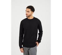 Brave Soul Mens Flat Knit Crew Neck Jumper Noir Très grand Male