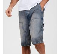 Brave Soul Mens Loose Fit Denim Carpenter Shorts Bleu moyen X Large Male