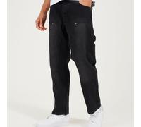 Brave Soul Mens Losse Fit Carpenter Jean Charbon de bois 34W R Male