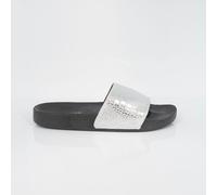 Brave Soul Mens Metallic Crocodile Strap Slider Argent 6 (39) Male