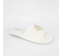 Brave Soul Mens Open Toe Emboridered Logo Slipper Blanc 11 (46) Male