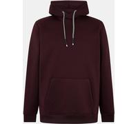 Brave Soul Mens Overhead Hoodie With Cross Over Neck Bourgogne Grand Male