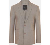 Brave Soul Men's Two Button Long Sleeve Blazer LGrey Check Medium Male