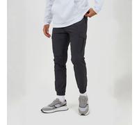 Brave Soul Mnes Grey Taslan Cargo Trousers With Elasticated Cuffs Gris foncé 36W R Male