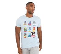 Brave Soul Mts-149nikel/Jda T-Shirt, Bleu Clair, XXL Homme