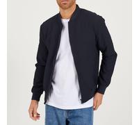 Brave Soul Mens Navy Seerscuker Bomber Jacket Bleu marine foncé X Large Male